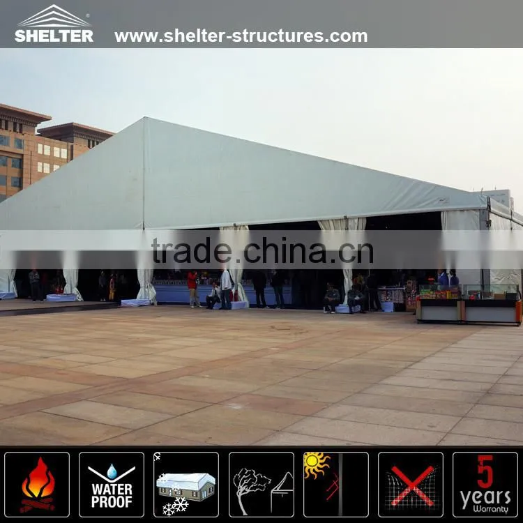 4x21 56 people 80% discount cheap used aluminum frame white pvc fabric outdoor clear event party marquee wedding tent for sale