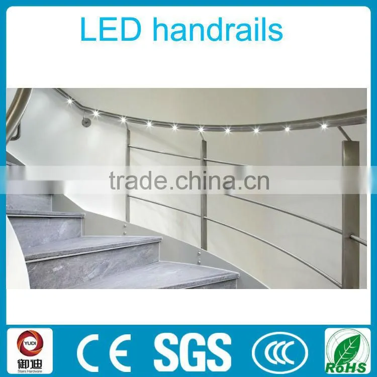 2015 Foshan Yudi hot sale interior stair stainless steel handrail