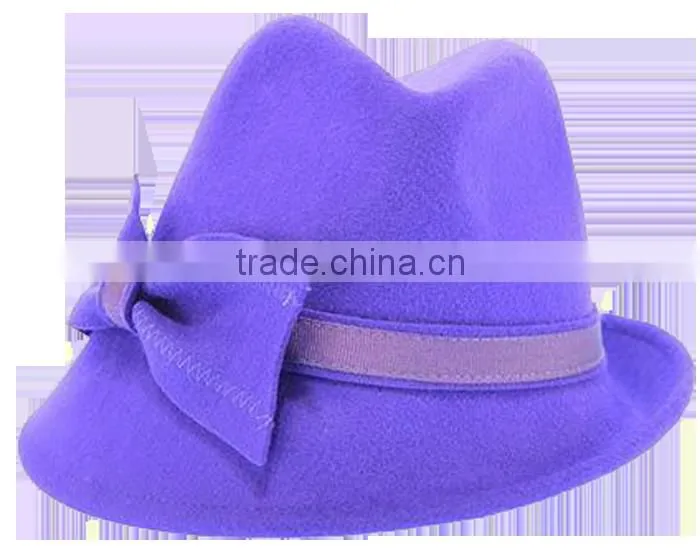 Fashionable Wool Felt Trilby Hat