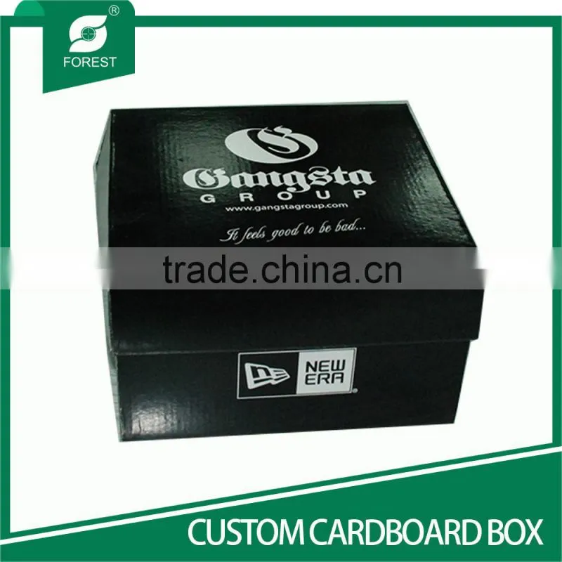 CARDBOARD BOX PACKING HAT BOX WITHOUT GLUE