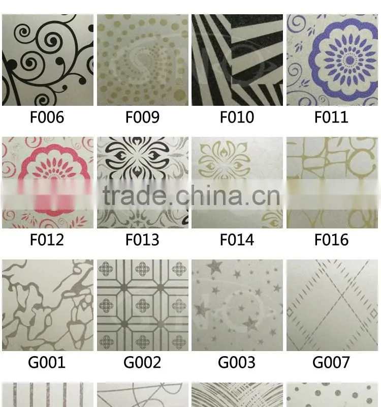 D701 1.22x50M 3D Glass Film Window Design PVC Sticker