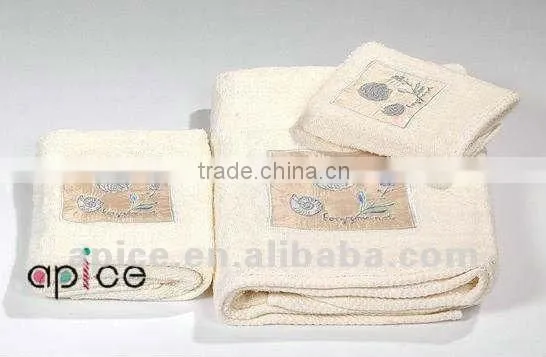 microfiber solid satin jacquard bath towel