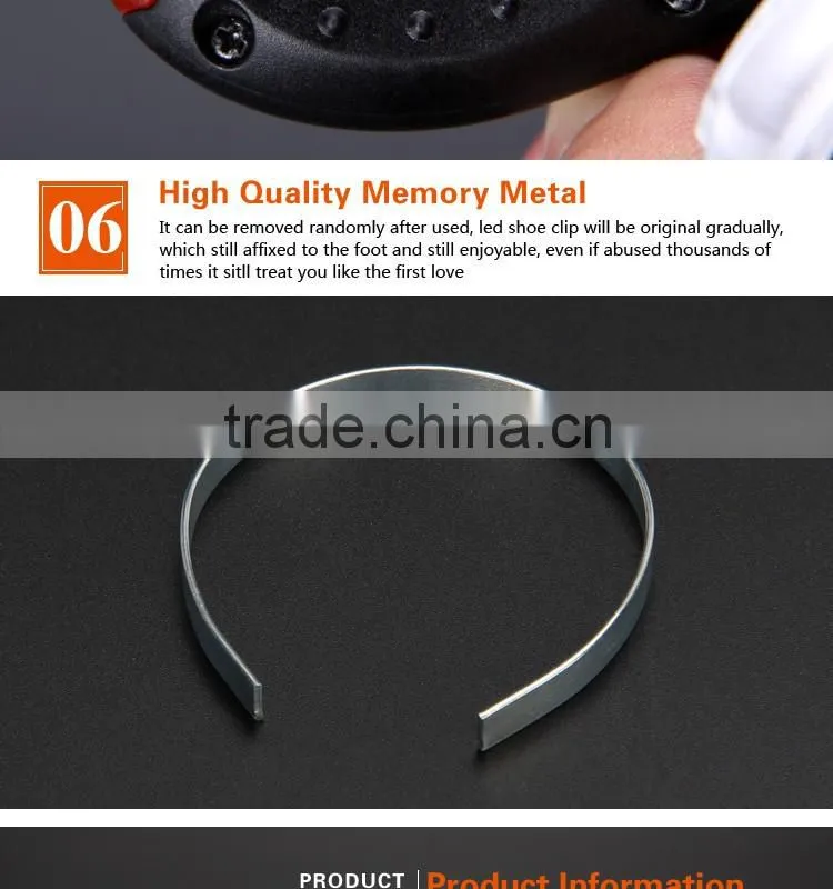 Led shoe clip light led shoe light for shoes