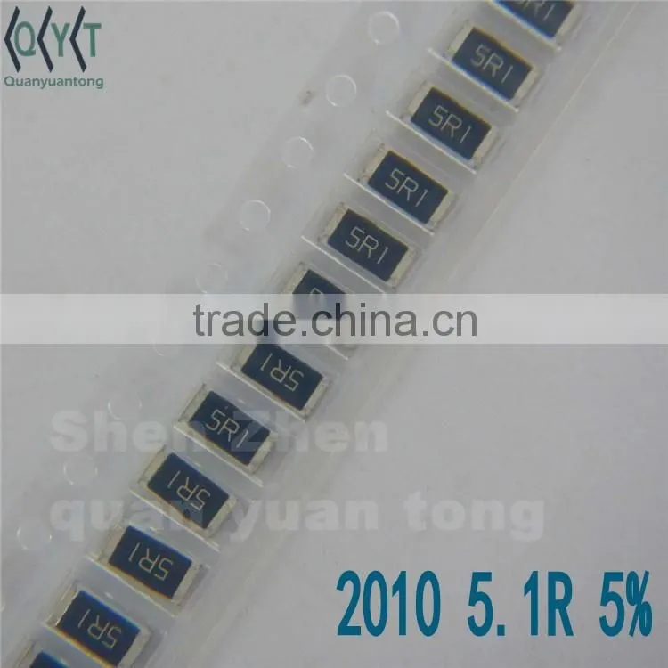 Resistors 2010 5.1R 5% NEW