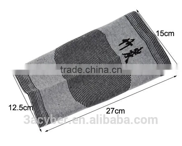 New 1 Pair Sport Elastic Knee Wraps Knee Pad Knee Brace Bamboo Charcoal