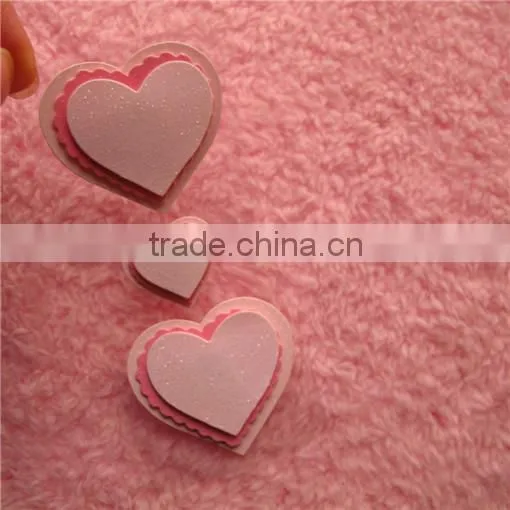 2014 Free sample Layered scrapbook 3d handmade stickers