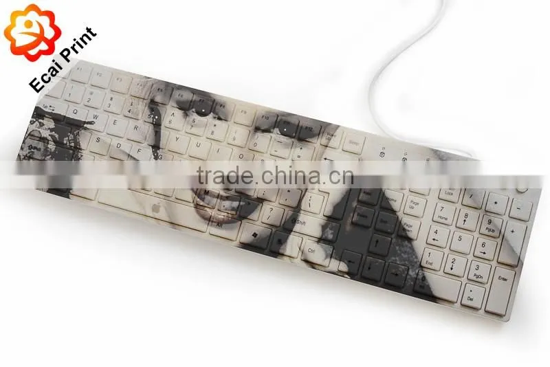 2016 latest design custom made digital printing computer keyboard
