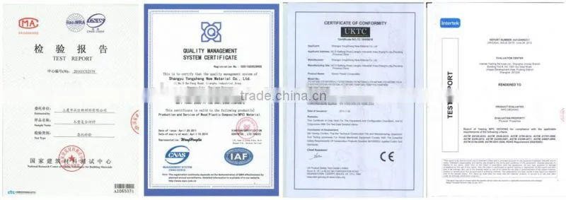 waterproof wood plastic composite products export