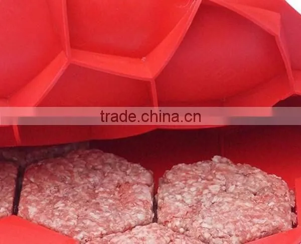 New Arrival Eco-friendly Alibaba Recomand Suppliers Silicone Burger press, Friends BBQ Party Tools Silicone