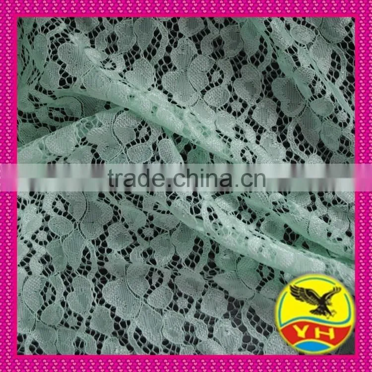 fashion soft elastic nylon lace fabric for lingerie ,bra