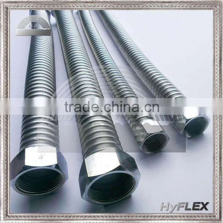 2" FIP X 2" FIP X 18" Corrugated Stainless Steel Flexible Water Heater Connector