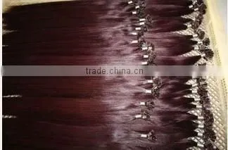 Factory OEM,ODM italian ketarin hair extensions 14inch good quality remy human hair
