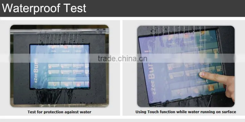 10.4 inch IP65 waterproof computer for beverage processing plants
