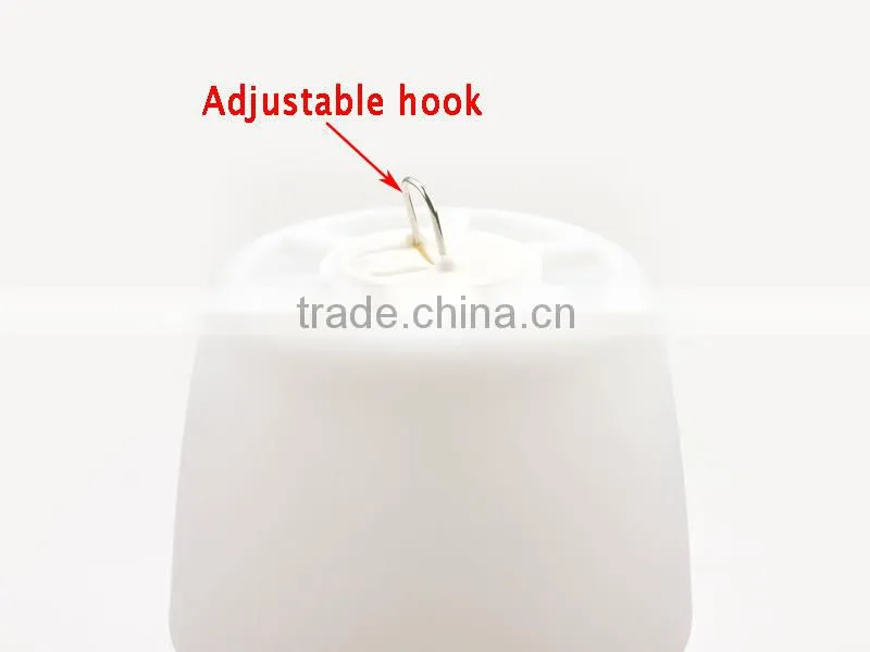 6 White LED + 6 Yellow LED Battery Operated Table Lamp with night and motion sensor