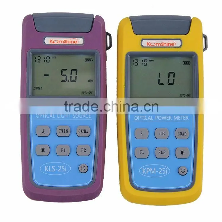 KLT-25M FTTH Toolkit Fiber Loss Tester Optical Power Meter+ Optical Light Source Laser Source 10km 1mW