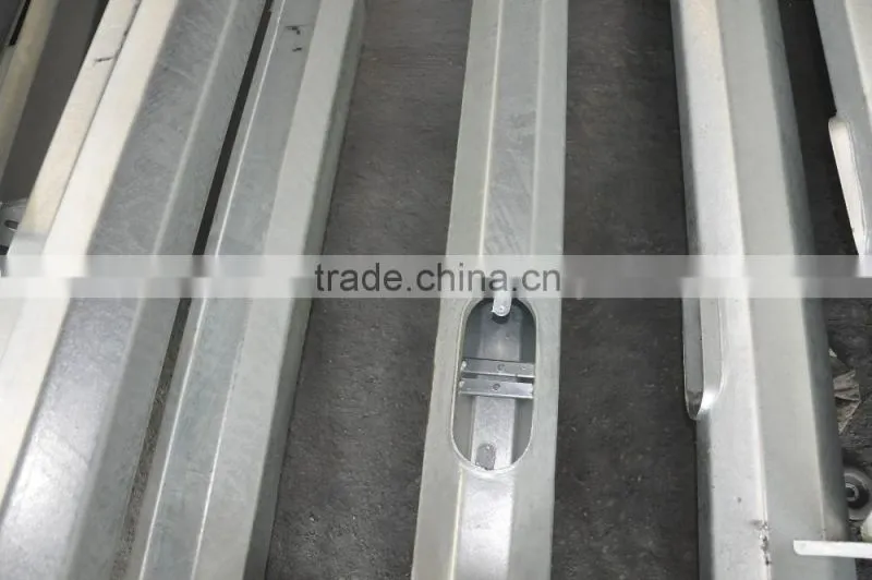well galvanized octagonal street lighting pole for sale