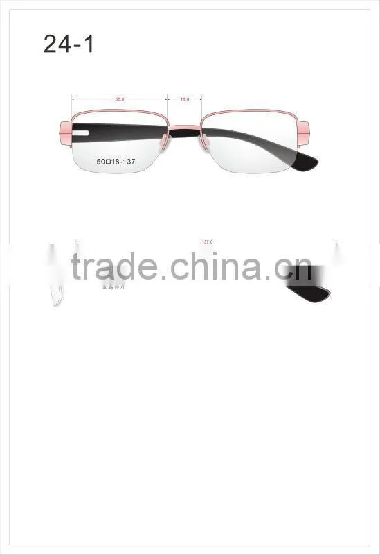 Fashion optical frame,high quality glasses,innovative glasses frames,double color glasses