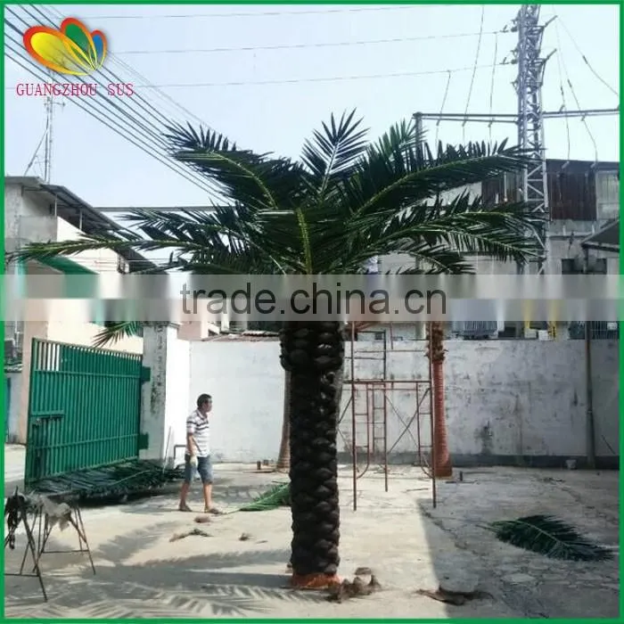5m fiberglass trunk artificial date palm tree cheap price artificial palm tree