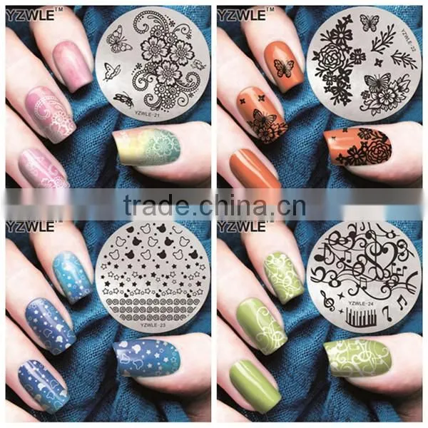 2016 Nail Art Stamp Image Plate Template Free nail art design template