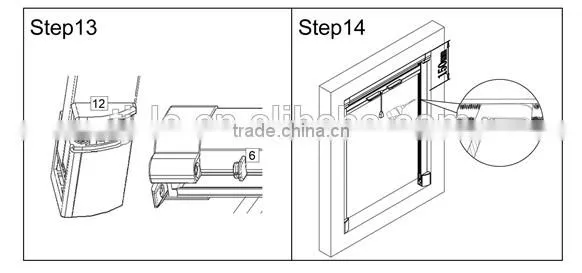 130cm* 150cm Aluminium retractable insect screen window roller-- MZL-1