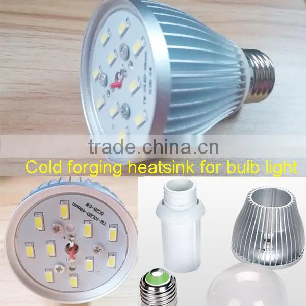 Customized pure aluminum heatsink for led bulb