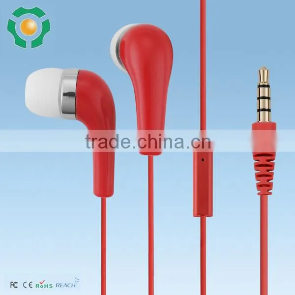 metal zipper earphone /new products/top selling products 2015