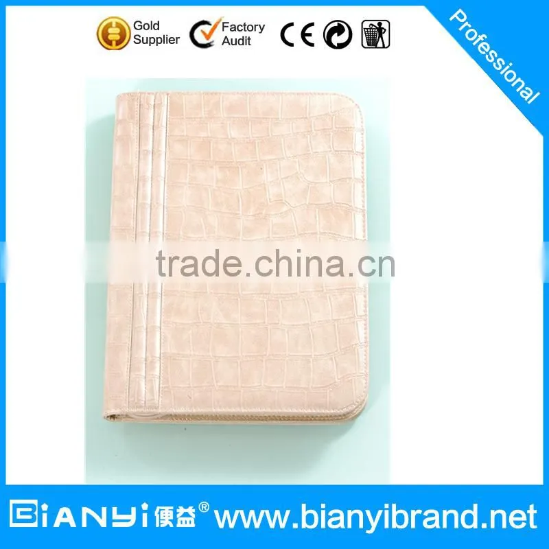 customize Office supplies stationery multifunction PU leather portfolios folders