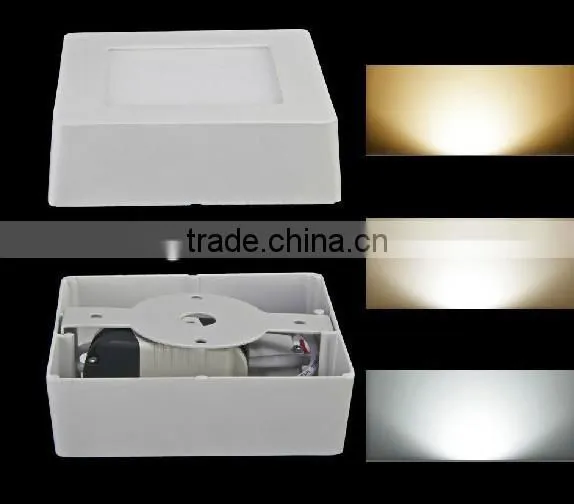 6w-12w-25w led panel lighting ceiling light downlight Round / Square ( No need cutout)