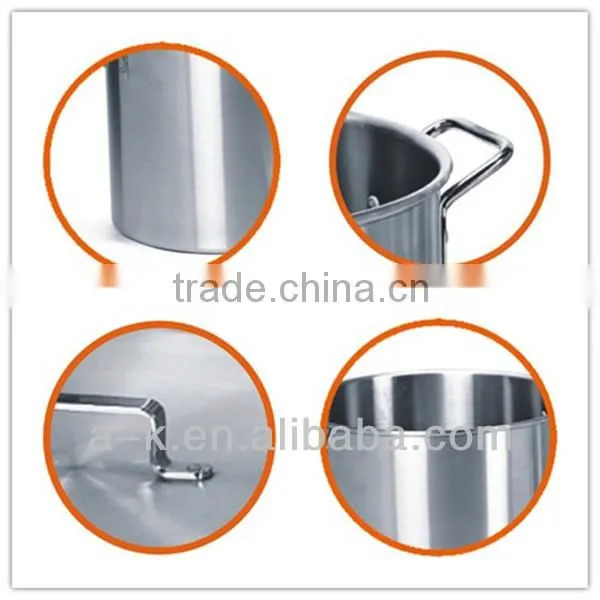 Aluminum Straight Body stock pot restaurant