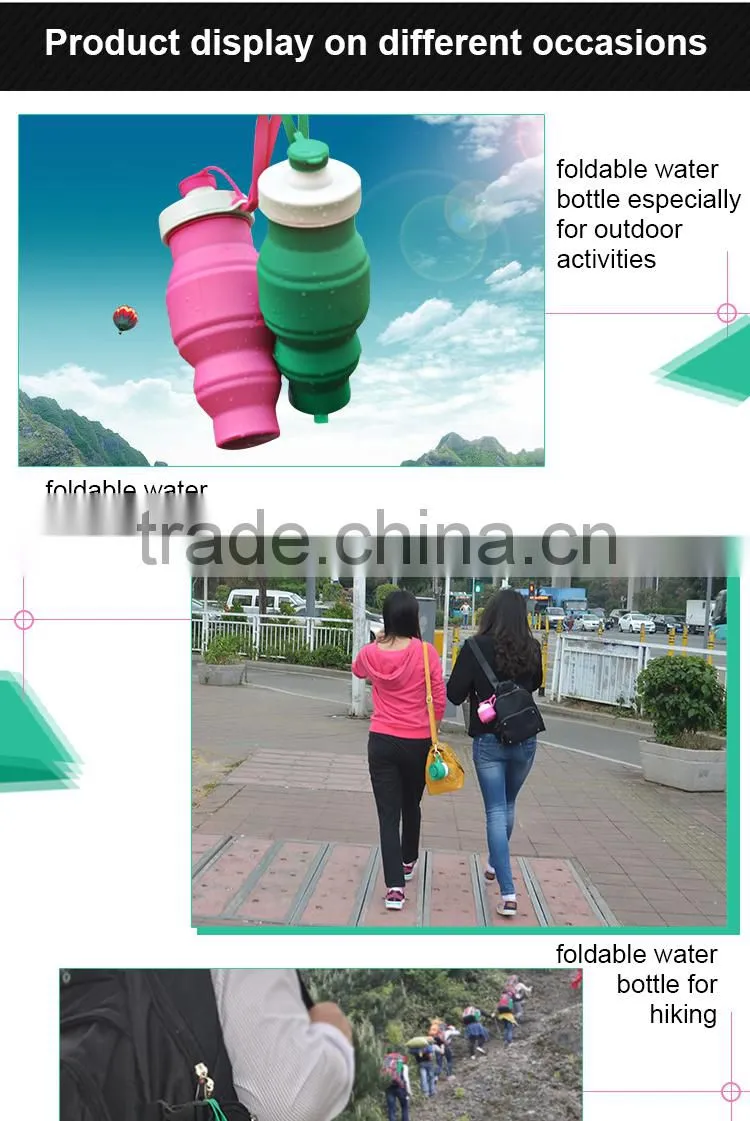 Wholesale Unique Design Silicone Disposable Drinking Bottle