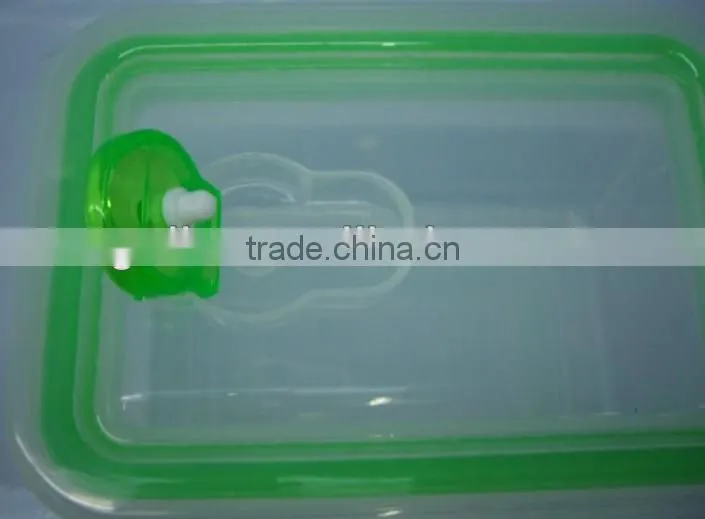 3150ml round airtight vented food storage container GL9050-S