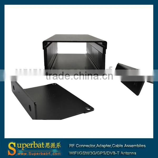 anodized aluminum box enclosure case 47mm(1.85")(H)x73mm(2.87")(W)x200mm(5.49")(L)