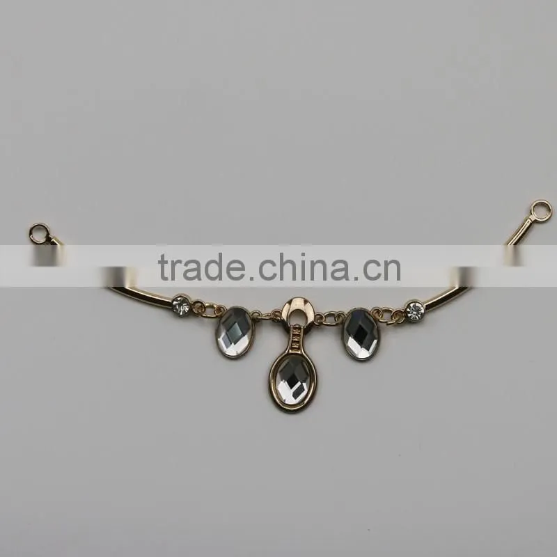 Garment accessories custom metal decoration