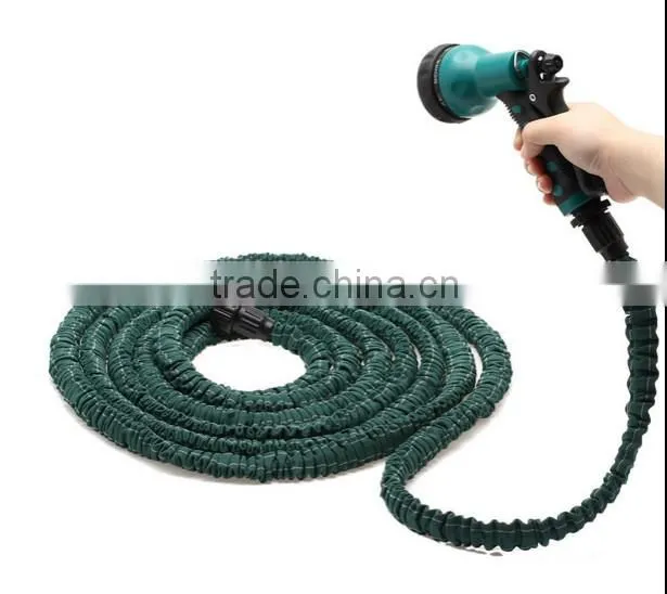 Elastic Garden Water Hose With Spray Nozzles