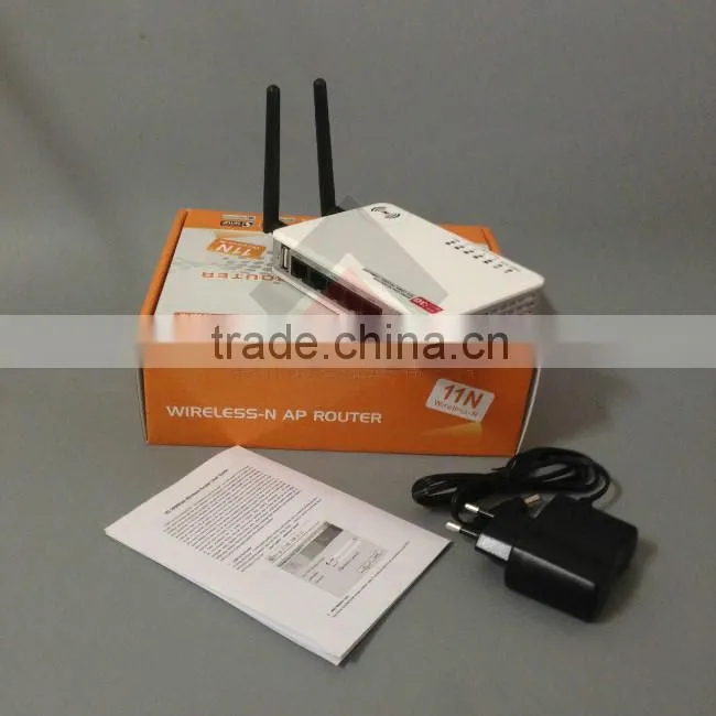 Factory Supply Ralink 3052 300Mbps 3G Wireless Router With 1 WAN Port 4 LAN Port 1 USB Port