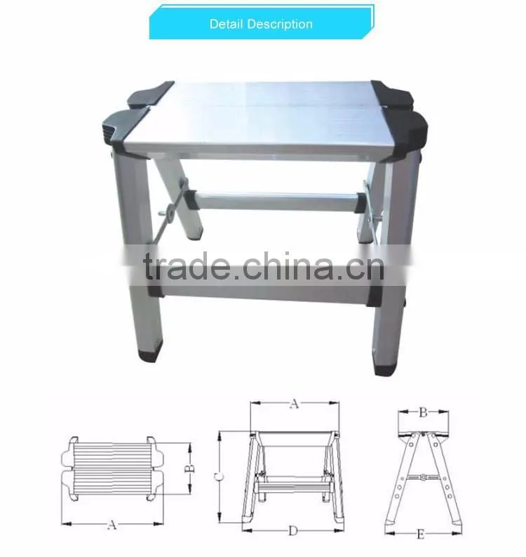 aluminium children ladder ,Aluminum kitchen stool , cheap folding chair