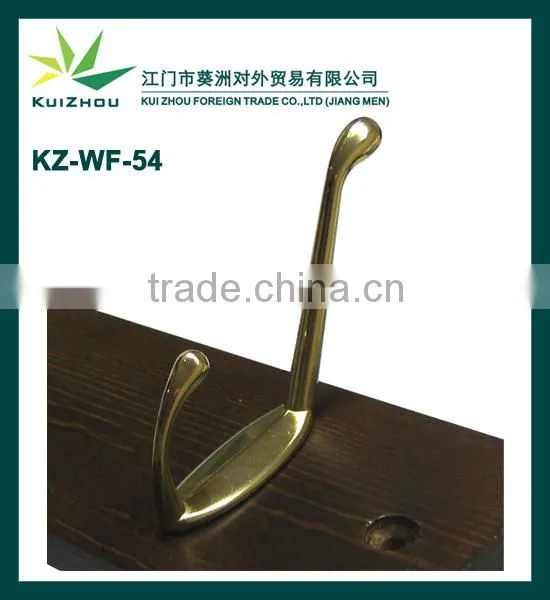 Wooden hanger hooks