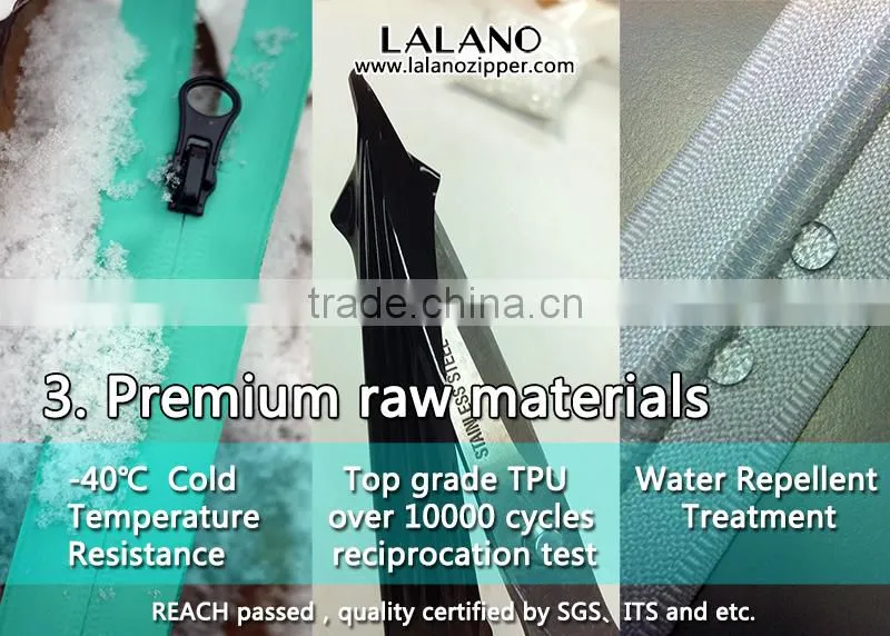 zipper factory sale resin teeth instant zipper