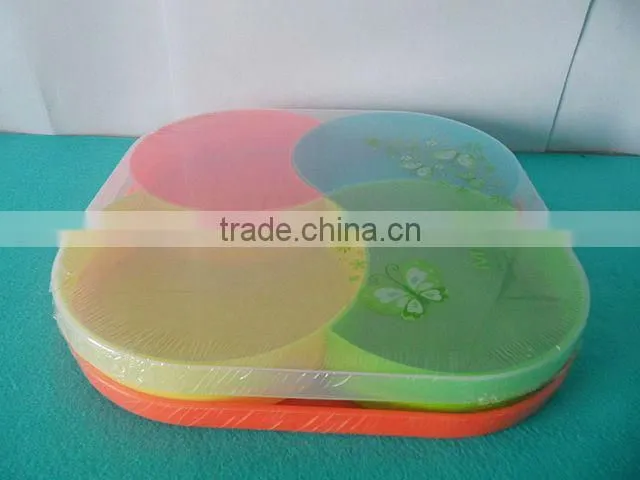 Lovely Plastic Compartment Fruit Tray