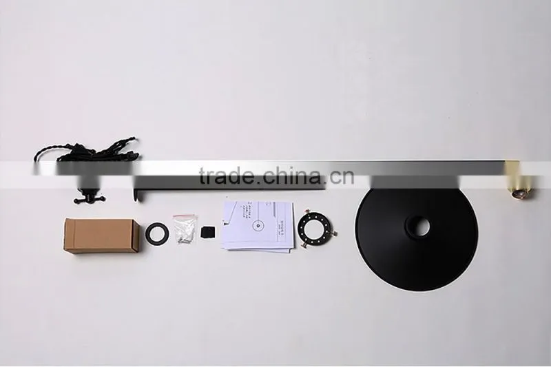 wall light antique retro black adjustable wall lamp Led with A19 light bulb interior wall led light