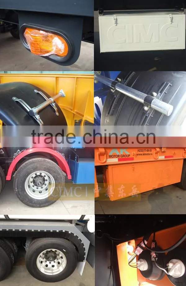 CIMC Sand and Stone Transporting Rear Dump Trailer Truck For Sale