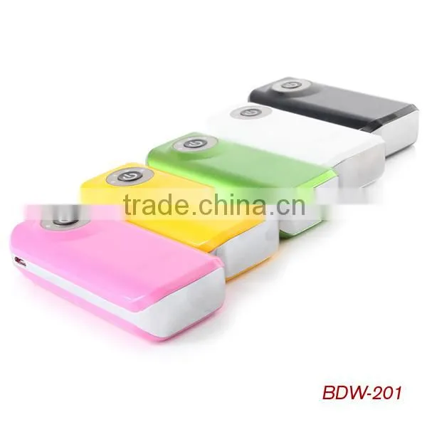 Latest smart mobile power bank 6000mAh external battery