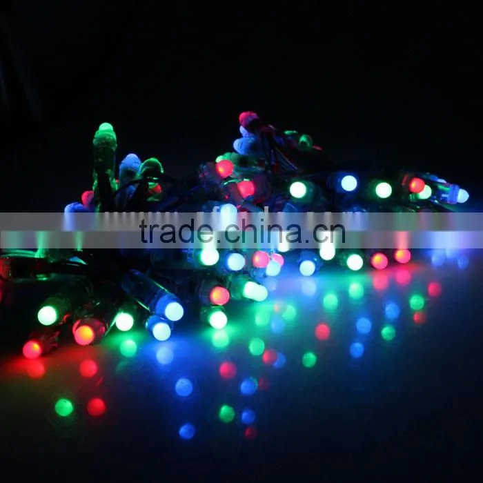 12V 12mm WS2811 Intelligent RGB Pixels IP68 Waterproof LED Light String