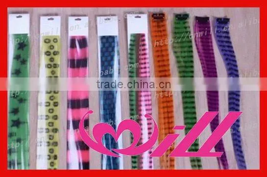 zebra print hair animal print hair extension