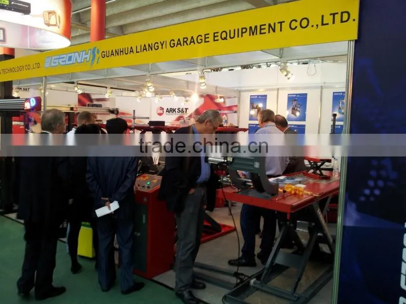 2-post lift base plate, automatic release, CE approved