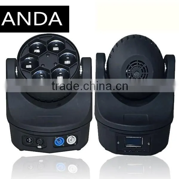 Super bright disco dj lighting 6*15w RGBW 4 in 1 led beam moving head for bar show