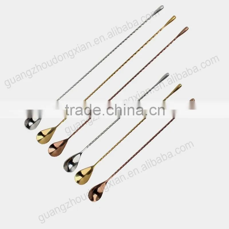 Bar stainless steel spoon custom stirrer