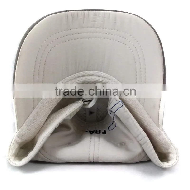 Custom Embrossed 100% cotton baseball hat plastic buckle cap