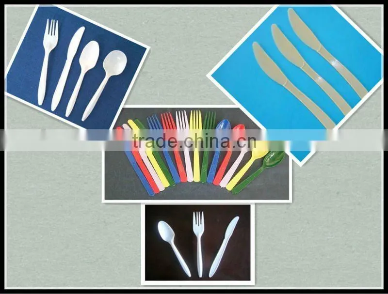 Plastic disposable fork molds plastic tableware molds