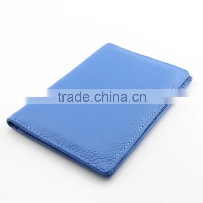 Multiple fashion colorful passport leather id card holder